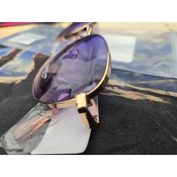 Bebe Bbop Sunglasses - rose gold, BEBE Round Sunglasses. - Picture 7 of 10